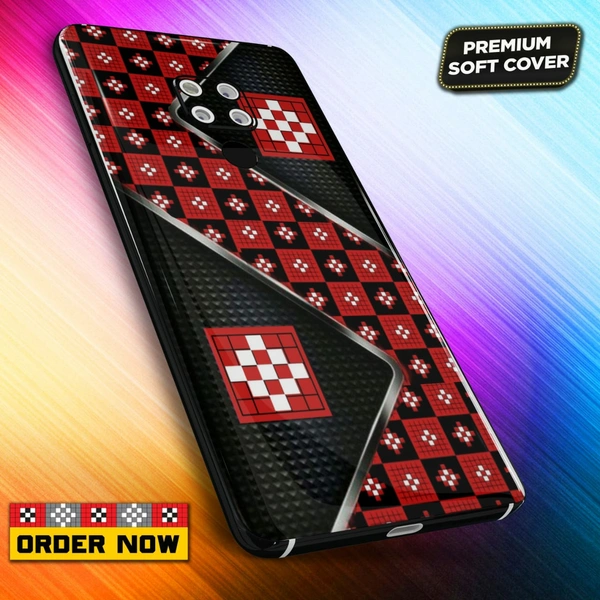 101387 Sambalpuri Mobile Back Cover With Add Photo & Name  - Soft Cover