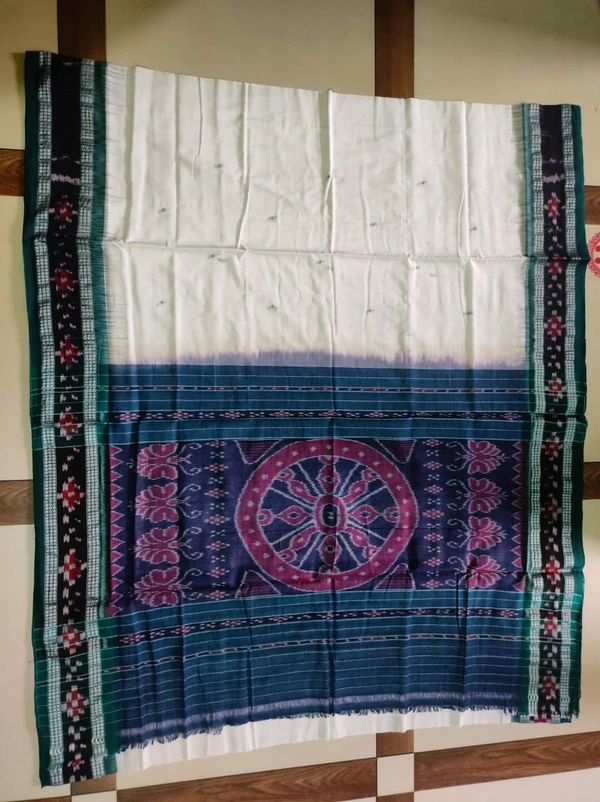 101429 Sambalpuri Handloom Saree With Blouse 
