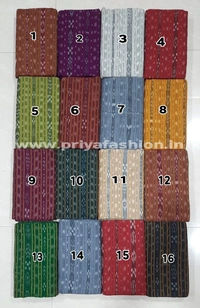 101484 Sambalpuri Cotton Kurta , Dhila With Stiching Size 32 Chest- 40 Chest - 46 Chest