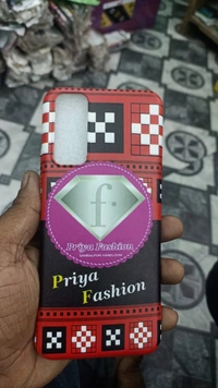 101258 Sambalpuri Mobile Back Cover With Add Photo & Name  - Hard Cover