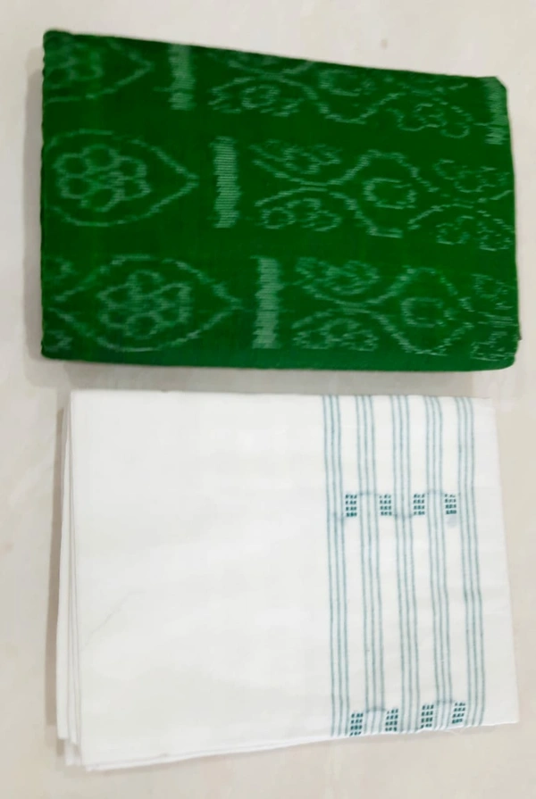 101513 Sambalpuri Handloom Dress Material, Dress Kapada With Dupatta 