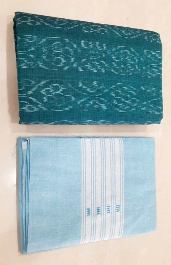 101517 Sambalpuri Handloom Dress Material, Dress Kapada With Dupatta 