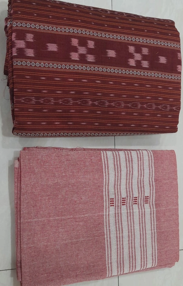 101520 Sambalpuri Handloom Dress Material, Dress Kapada With Dupatta 