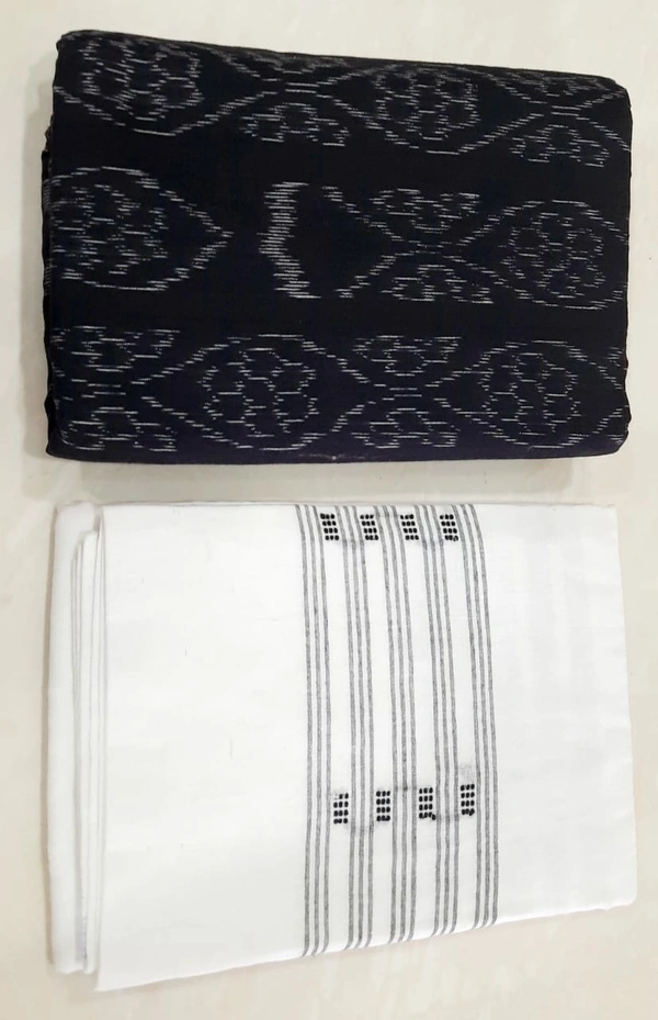 101524 Sambalpuri Handloom Dress Material, Dress Kapada With Dupatta 