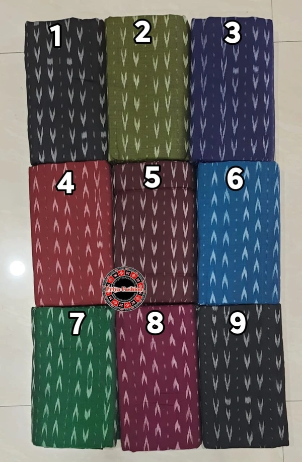 101537 Sambalpuri Handloom Fabric, Than Kapada  - 1.20, Colour No.1