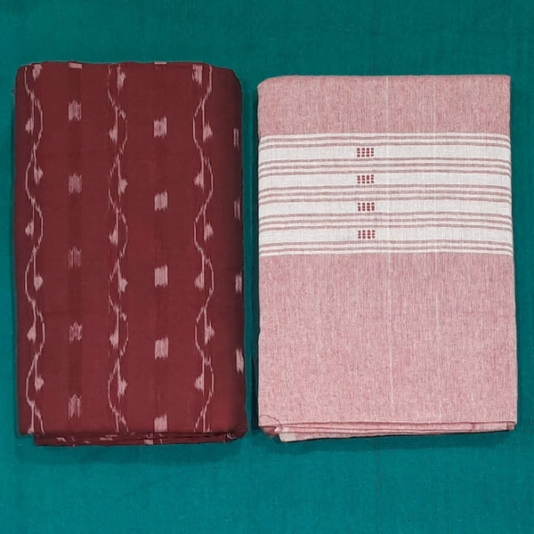 101545 Sambalpuri Handloom Dress Material, Dress Kapada With Dupatta 