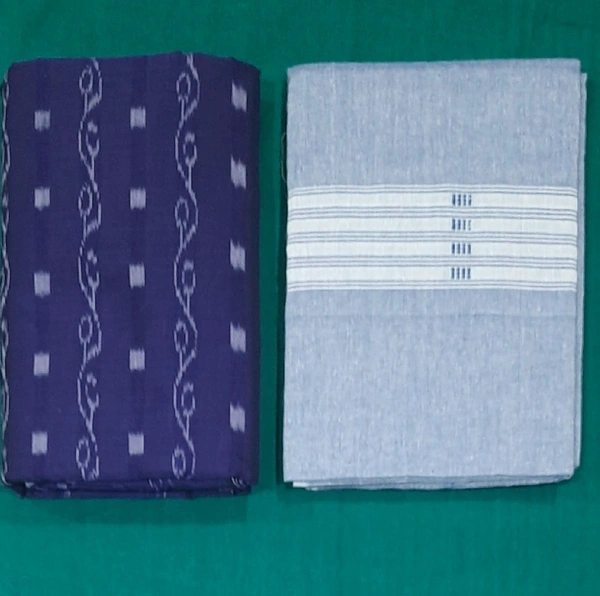 101546 Sambalpuri Handloom Dress Material, Dress Kapada With Dupatta 