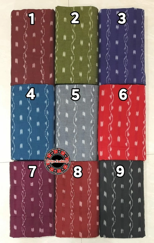 101546 Sambalpuri Handloom Dress Material, Dress Kapada With Dupatta 