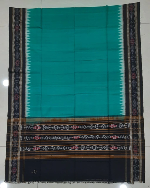 101577 Sambalpuri Handloom Cotton Dupatta, Odhani 