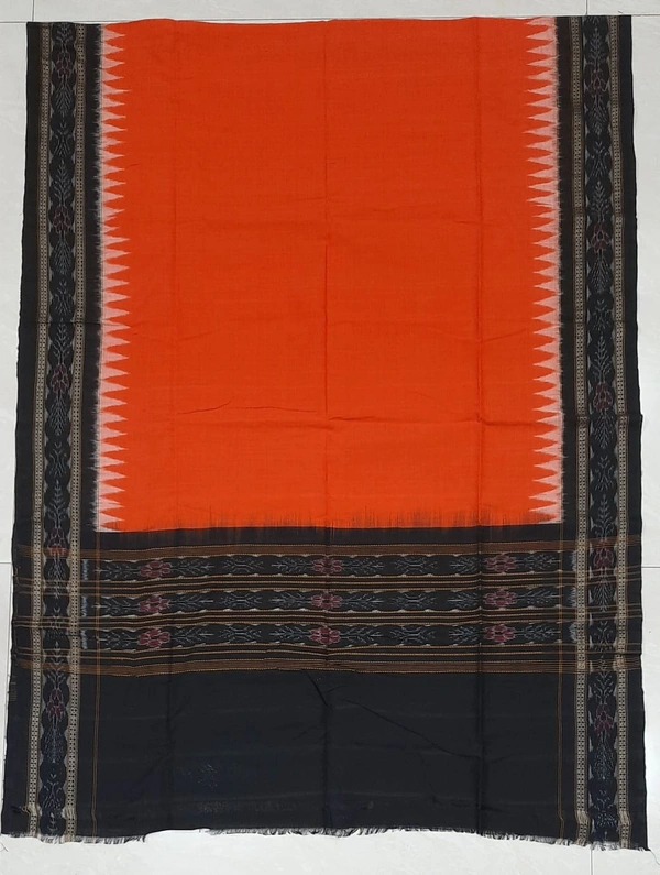 101584 Sambalpuri Handloom Cotton Dupatta, Odhani 