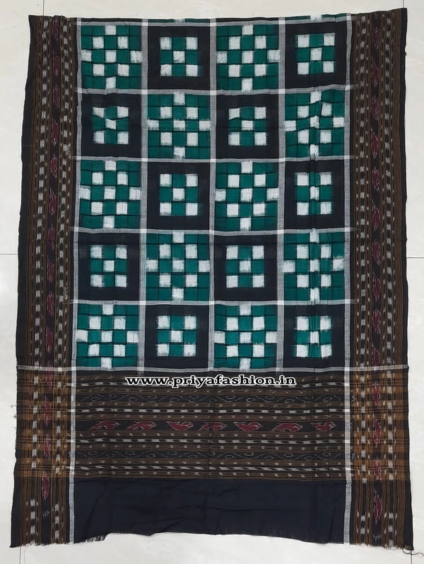101595 Sambalpuri Handloom Dupatta With Pasapali Body 