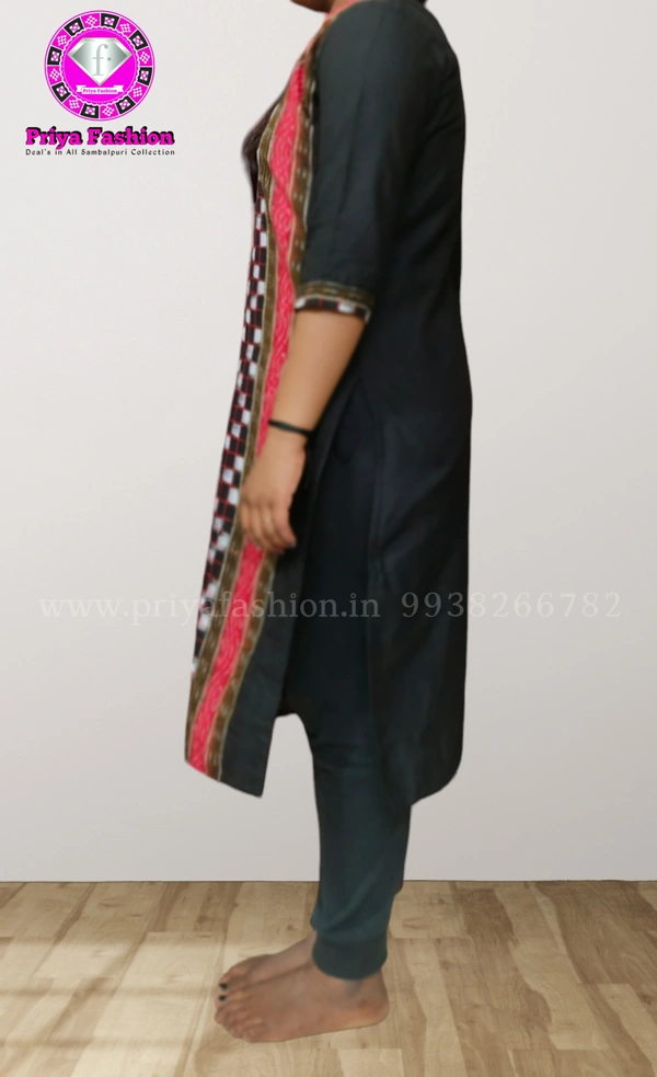 101703 Sambalpuri Handloom Cotton Stitching Kurti  - 38
