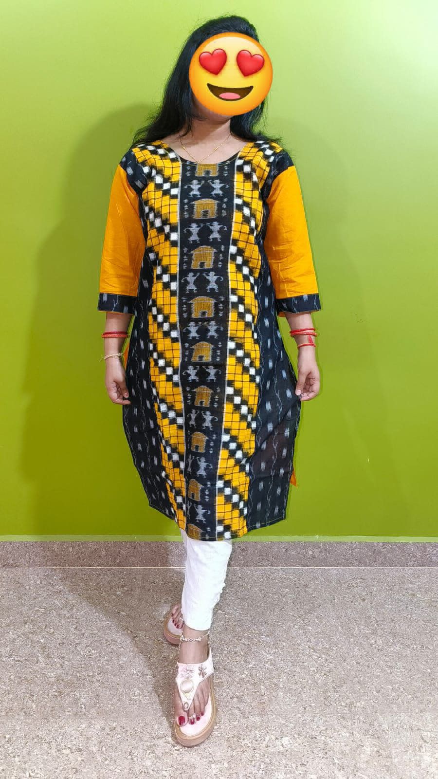 Only front side Price- 2100/- Both sides - 2500/- Pure sambalpuri kurti  with inner linen🪡 This product includes Only kurti not… | Instagram
