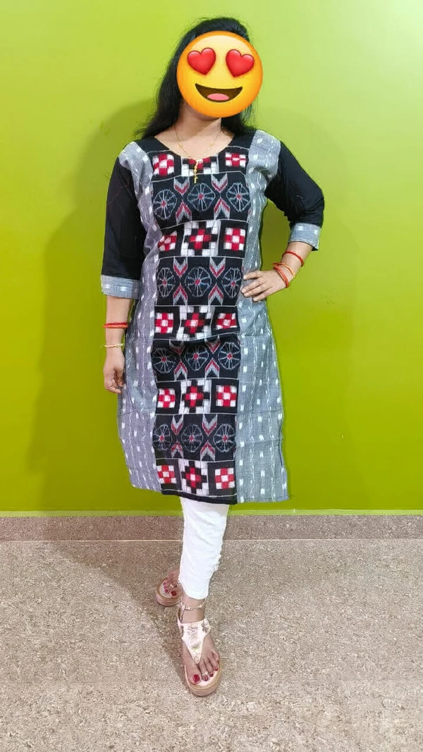 101734 Sambalpuri Handloom Stiching Kurti  - 38