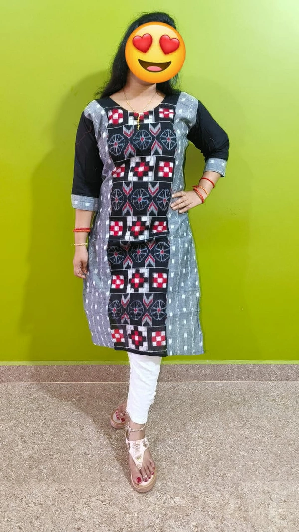 101734 Sambalpuri Handloom Stiching Kurti  - 40