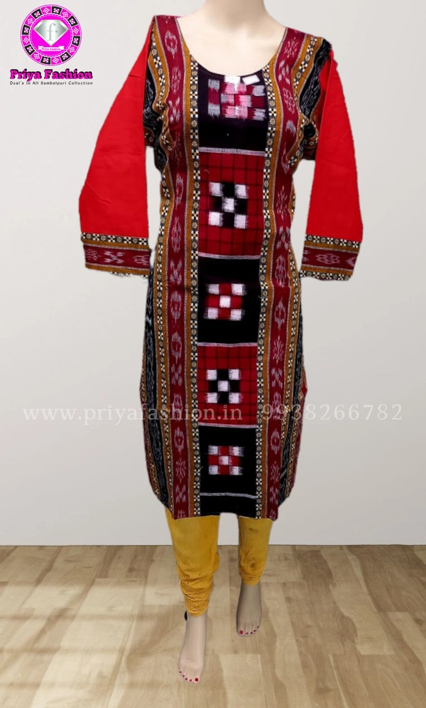 101741 Sambalpuri Handloom Stiching Kurti  - 42