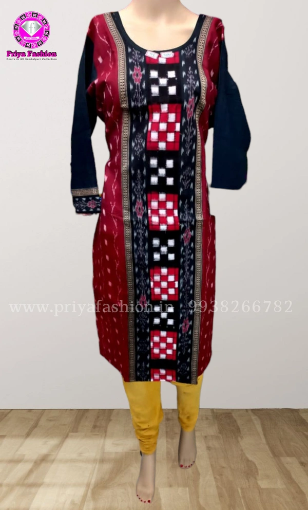 101743 Sambalpuri Handloom Stiching Kurti  - 46