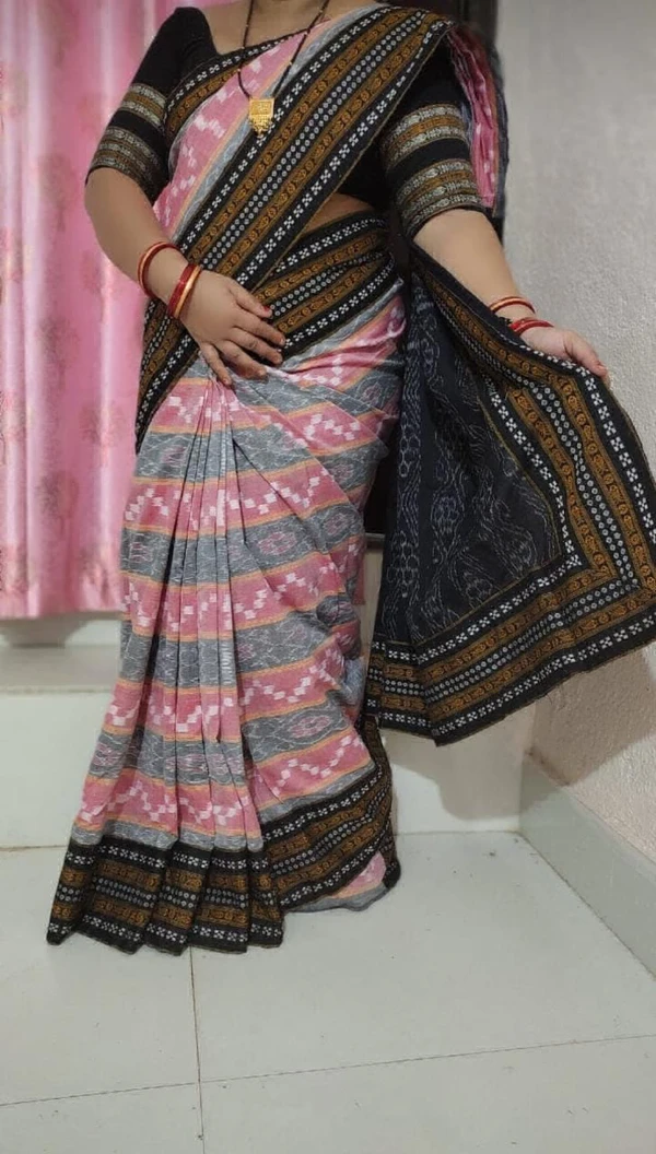 100824 Sambalpuri Patchwork Saree 