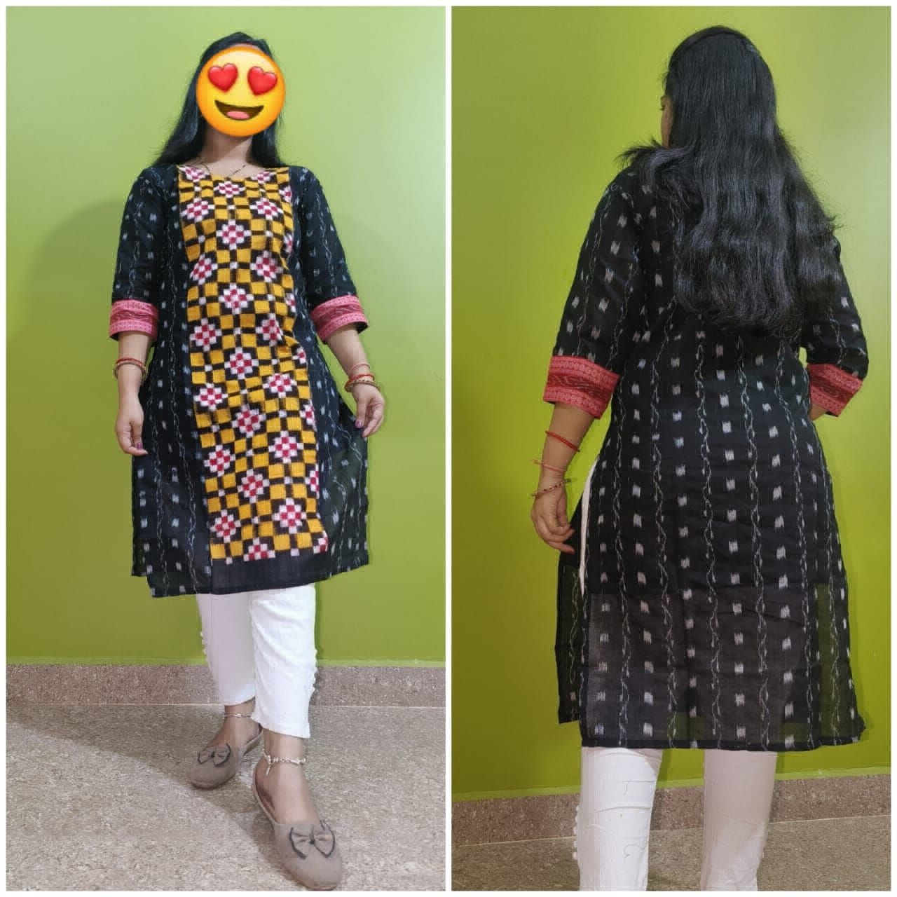 Sambalpuri Anarkali Dress : Sambalpuri in new Dimension unique arts & crafts