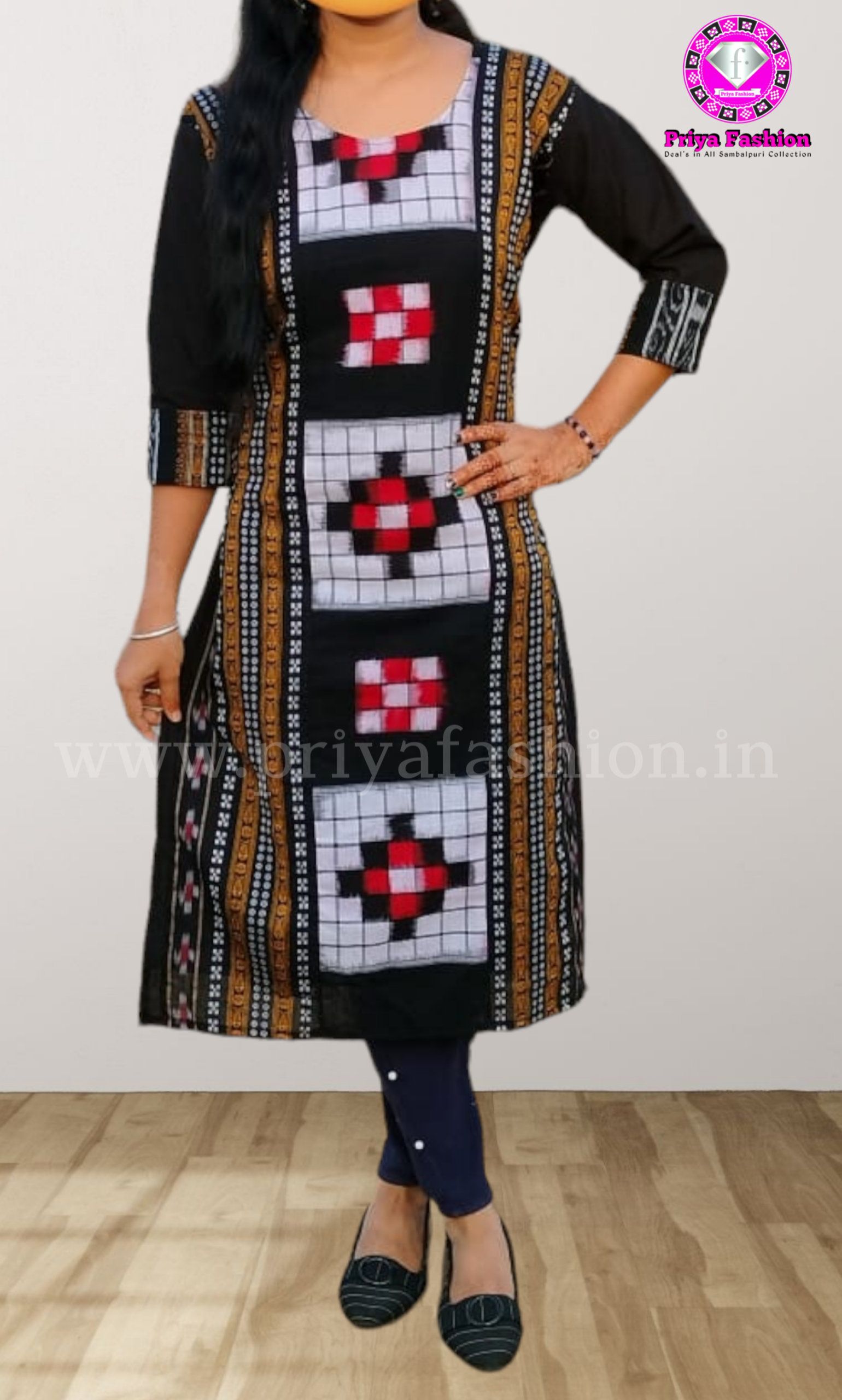 Sambalpuri dress hotsell high neck design