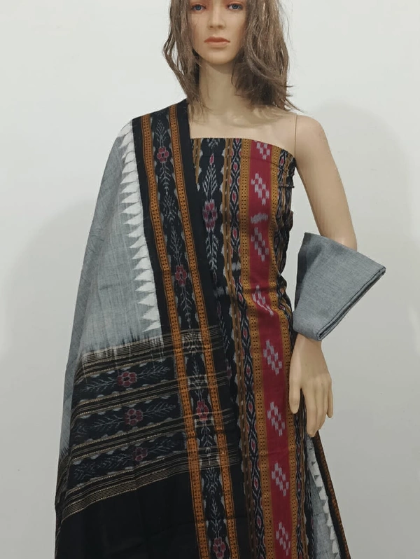 101811Sambalpuri Handloom Dress Material With Dupatta