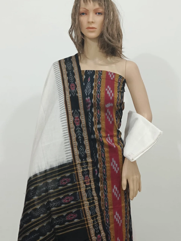 101815Sambalpuri Handloom Dress Material With Dupatta