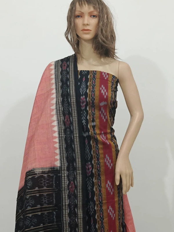 101816Sambalpuri Handloom Dress Material With Dupatta