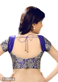 101873 Women Stiching Design Blause  - Blue, 42
