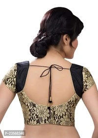 101876 Women Stiching Design Blause  - Black, 42