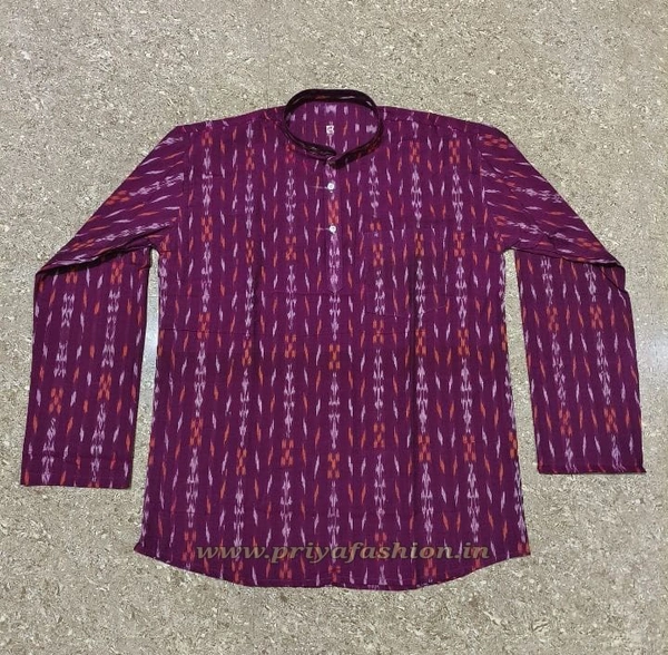 101977 Sambalpuri Short Kurta - 200
