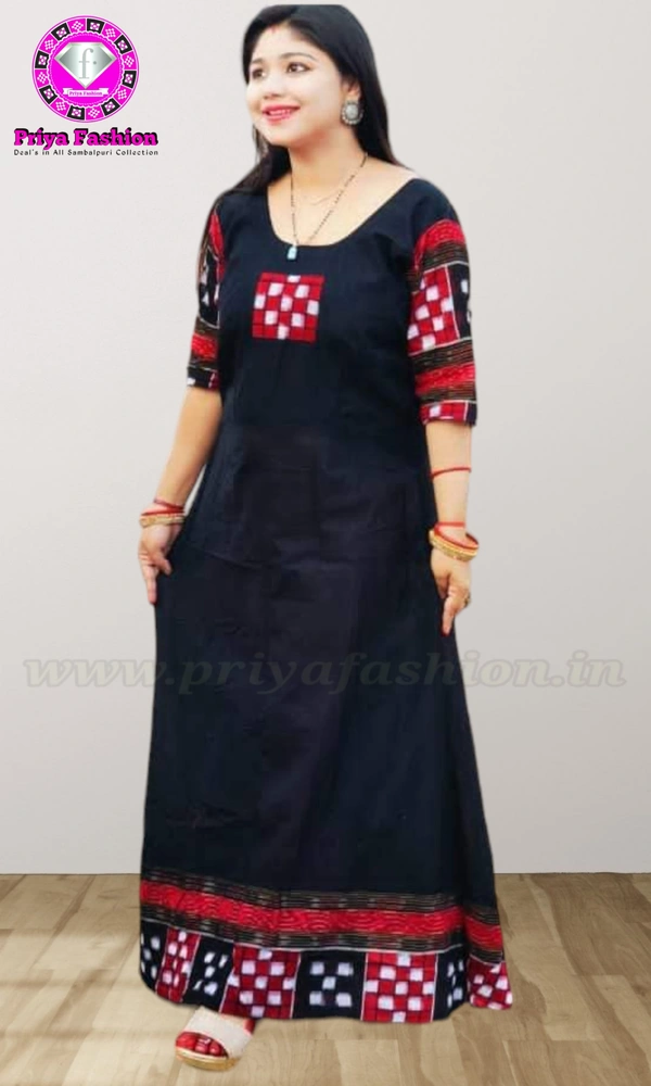 102011 Sambalpuri Round Kurti  - 42