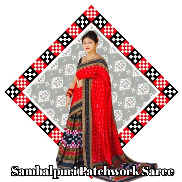 Sambalpuri patchwork Saree