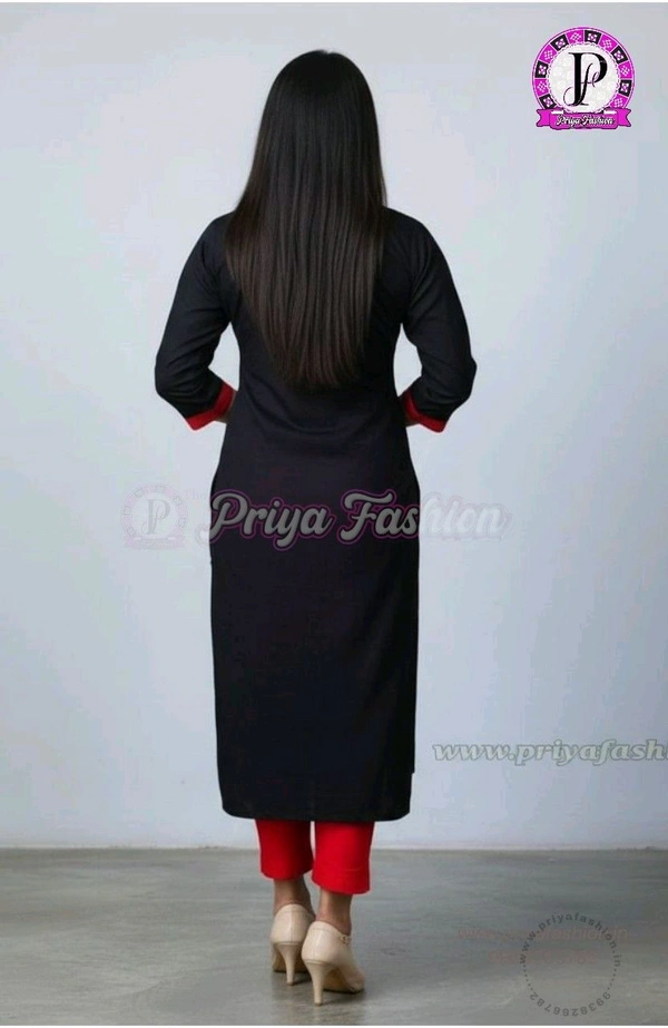 101063 Sambalpuri Handloom Cotton Stiching Kurti  - 34 Chest, Black