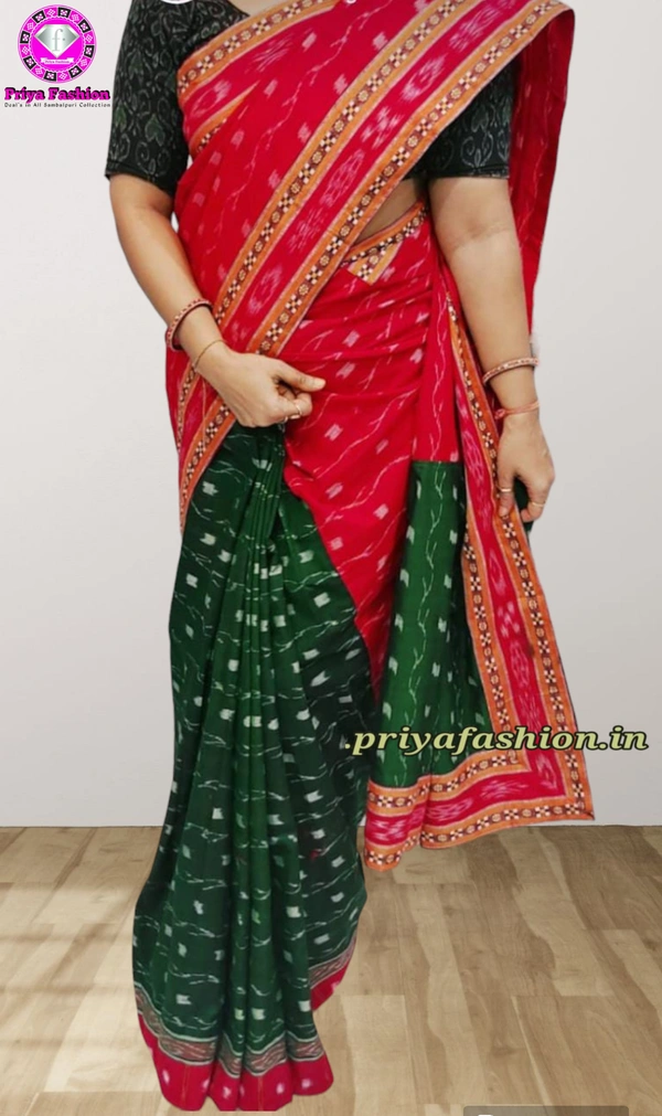 102084  Sambalpuri Patchwork Saree With Blause Pics 