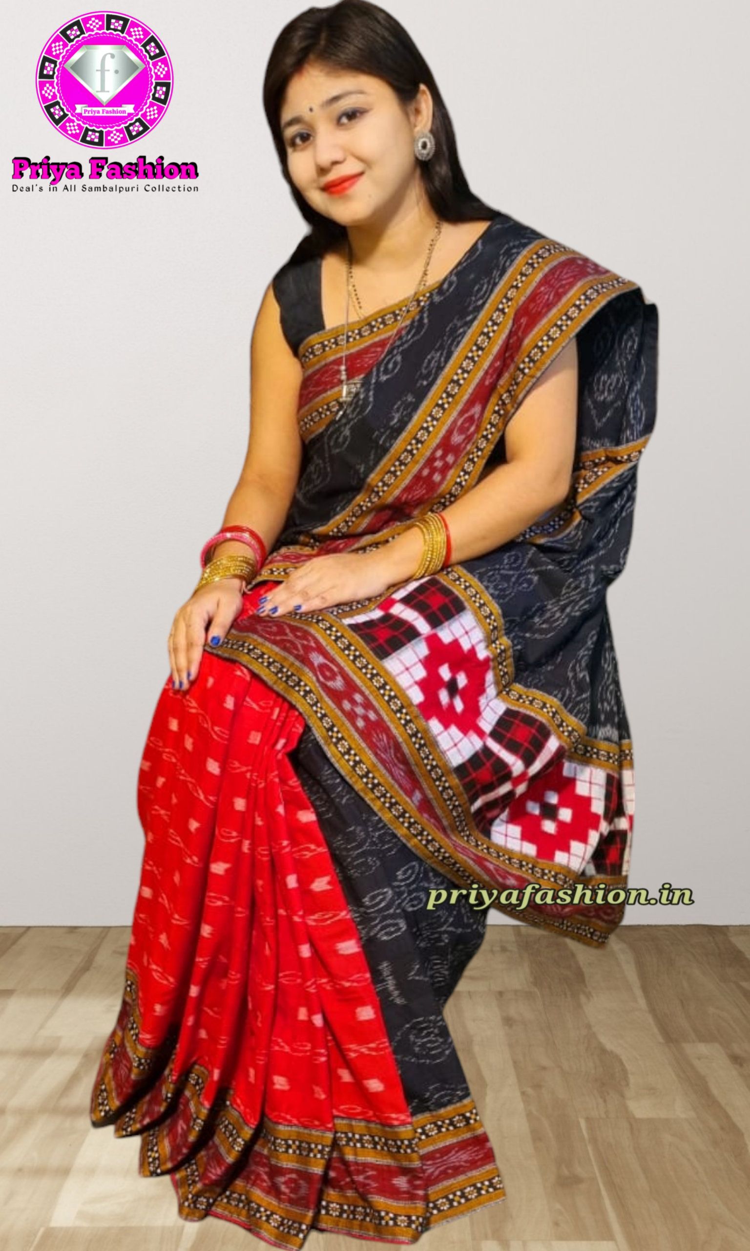 20% Off Yellow Digital Printed Silk Sambalpuri Print Saree – Luxurion World