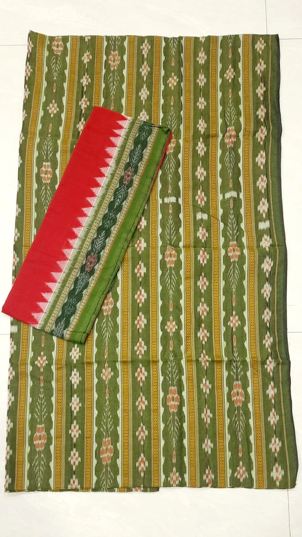 102095 Sambalpuri Dress Material With Dupatta Set 