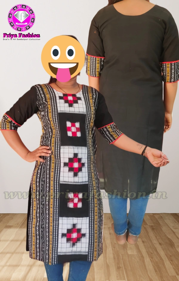 102115 Sambalpuri Handloom Stiching Kurti  - 36