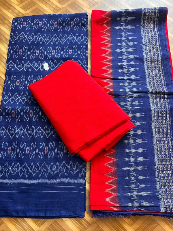 102124 Sambalpuri Dress Material With Dupatta