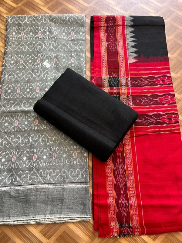 102129 Sambalpuri Dress Material With Dupatta