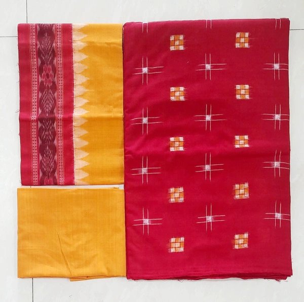 102135 Sambalpuri Dress Material With Dupatta