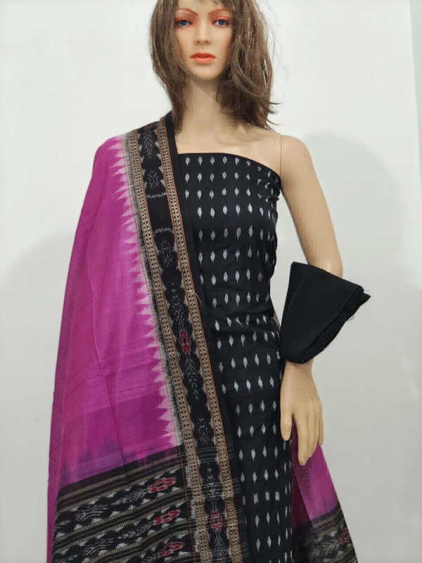 102142 Sambalpuri Dress Material With Dupatta