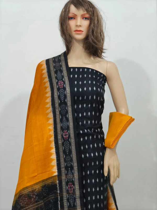 102145 Sambalpuri Dress Material With Dupatta