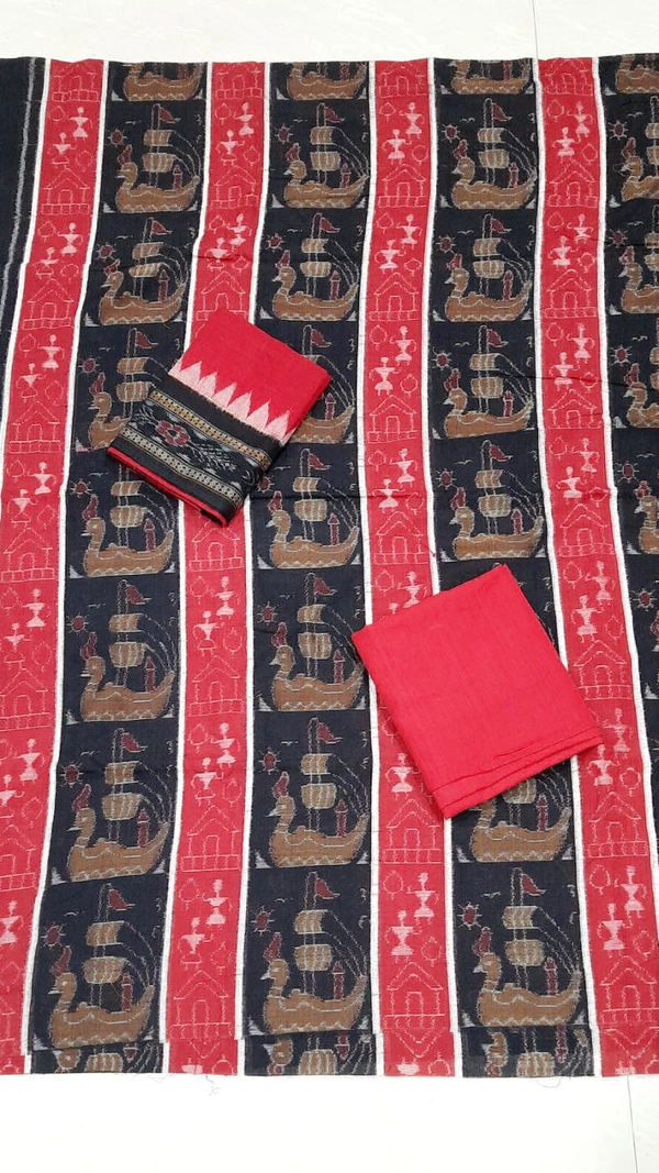 102148 Sambalpuri Dress Material With Dupatta