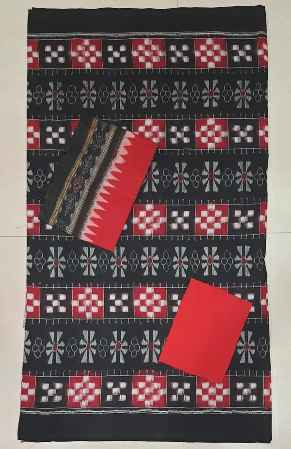 102151 Sambalpuri Dress Material With Dupatta