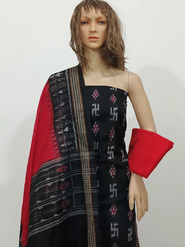 102204 Sambalpuri Dress Material With Dupatta