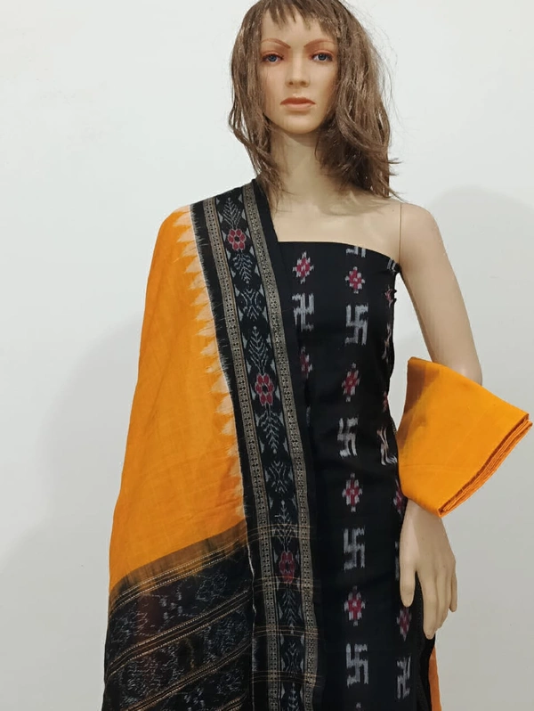 102206 Sambalpuri Dress Material With Dupatta