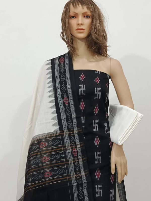 102209 Sambalpuri Dress Material With Dupatta