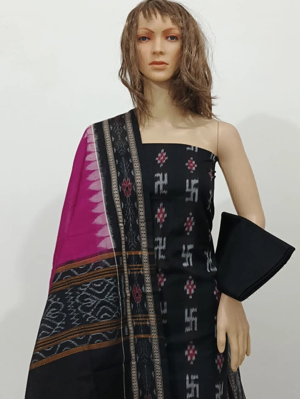 102212 Sambalpuri Dress Material With Dupatta