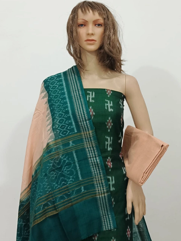 102217 Sambalpuri Dress Material With Dupatta