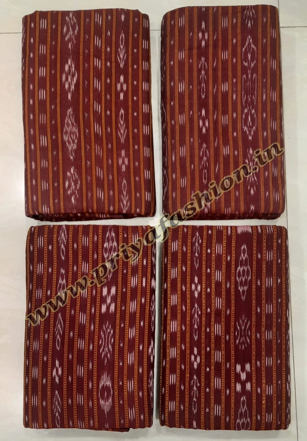 102231 Sambalpuri Handloom Fabric, Shirt, Kurti & Dhila - 40 Size, Stiching Short Kurta